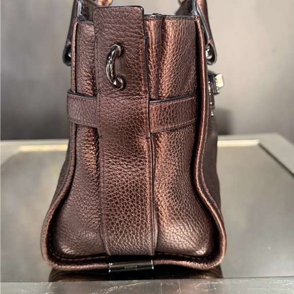Coach Swagger 27 Carryall Metallic Bronze 34816 EUC - Picture 4 of 8